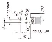 Motor stroke horizontal 3. Transducer stroke vertical 4. Transducer stroke horizontal 5.