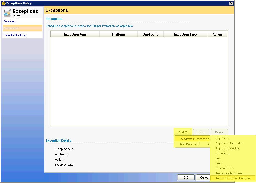 If you are configuring the antivirus software on an Interaction Center server, do