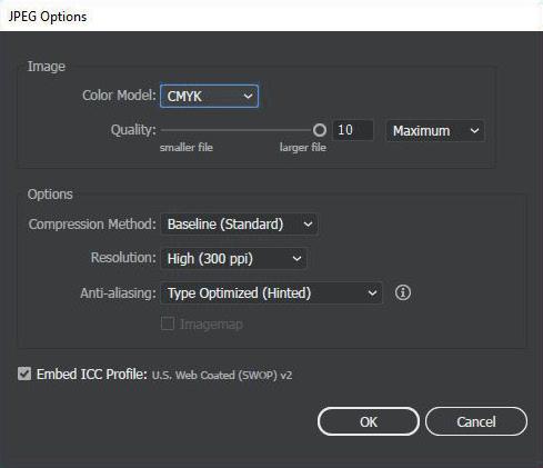 In the pop-up, choose Compression and amend the settings to the above. 3. PHOTOSHOP A: PDF Go to File > Save As.