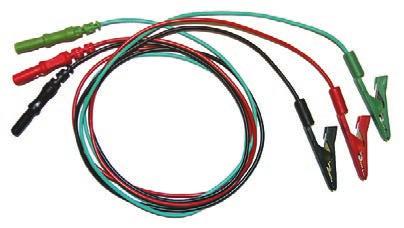 21 EMG Alligator Clip Cables Manufacturer/Model Item # Description Connector Price KING KM-1145B/E 0.9 m (36") Black $14.95 KM-1145G/E 0.9 m (36") Green $14.95 KM-1145R/E 0.