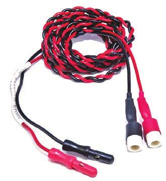 25 Chalgren JR-25324BT/E Single Extension Cable, 0.6 m (24") Black Lead Wire $11.