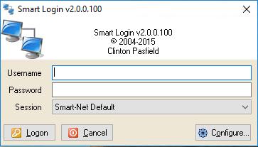 Using Smart Login To use Smart Login, double-click one of the shortcuts placed on your Desktop, Quick Launch toolbar or Start menu.