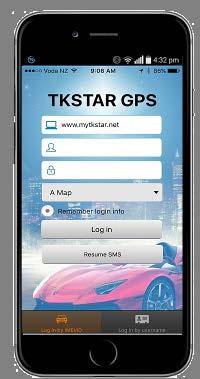 DOWNLOAD THE MOBILE APP Android or IOS APP :- TKSTAR GPS LOGON TO THE APP If you own just one GPS tracker, select Log in by IMEI Owners of multiple trackers select Log in by username Enter server www.