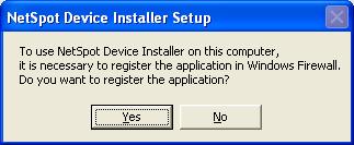 9 Click [OK]. 3 Managing the Printer in the Network Environment Installation of NetSpot Device Installer is started.