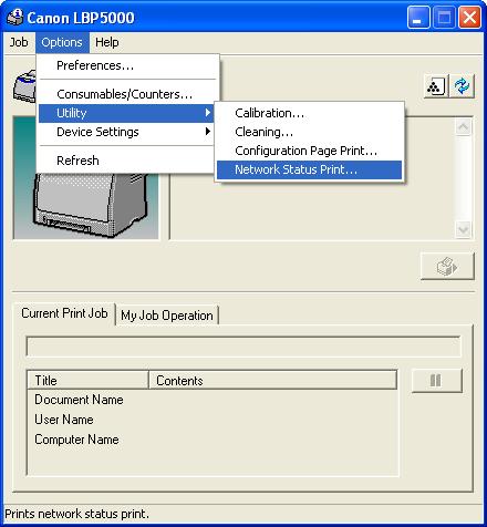 4 Troubleshooting For details on the Printer Status Window, see "User's