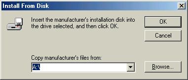 6 Insert the supplied CD-ROM into the CD-ROM drive, and then click [Browse]. If CD-ROM Setup appears, click [Exit].