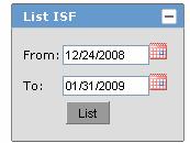 How to Copy an ISF by Date Created 1) On