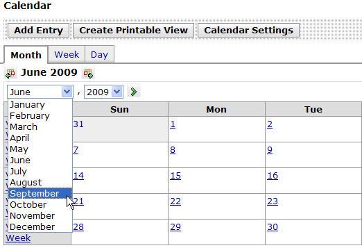 8. Click on the Save button. To delete a calendar entry: 1. Click on Calendar in the Course Tools. 2.