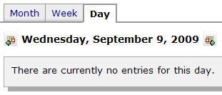When prompted to confirm the deletion, click on OK. The event is no longer on the calendar as shown below.