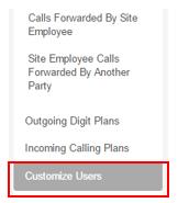 Configuration Digit Plans for an Outgoing Calling Plan User Level Once Digit Strings have been added, (refer to Configuration Digit Strings above), they be can configured into a Digit Plan for an