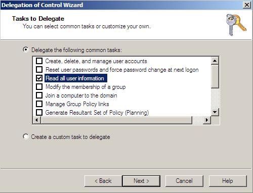 Tasks to Delegate Make sure to delegate the following common tasks to the group by clicking in the boxes to ensure proper