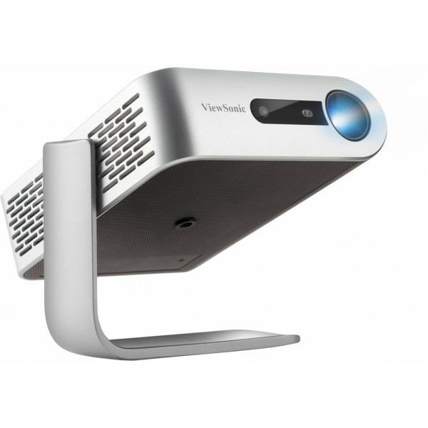 LED harman/kardon speaker up to 6 hours battery life 360-degree Projection Portable Projector M1 The ViewSonic M1, if award-winning, is an ultra-portable LED projector that delivers convenient
