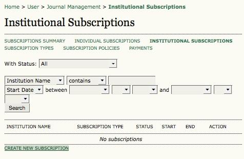 Institutional Subscribers, however, will access the content on a computer from a recognized IP address or domain. No logging in is required for these institutional readers.