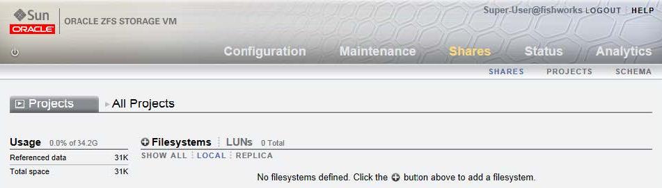 Example Filesystem Setup Complete the following steps to set up a simple