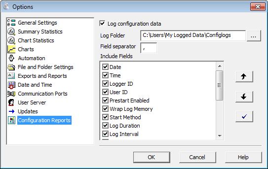 116 LogTag Analyzer User Guide (2.0) Configuration Reports It can sometimes be useful to keep a record of the configuration data of a LogTag Recorder.