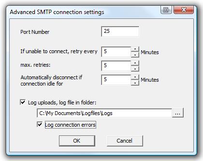 Chapter 6 Customizing the software 99 This error message is displayed if LogTag Analyzer could not connect to the specified SMTP site because it could not find it.
