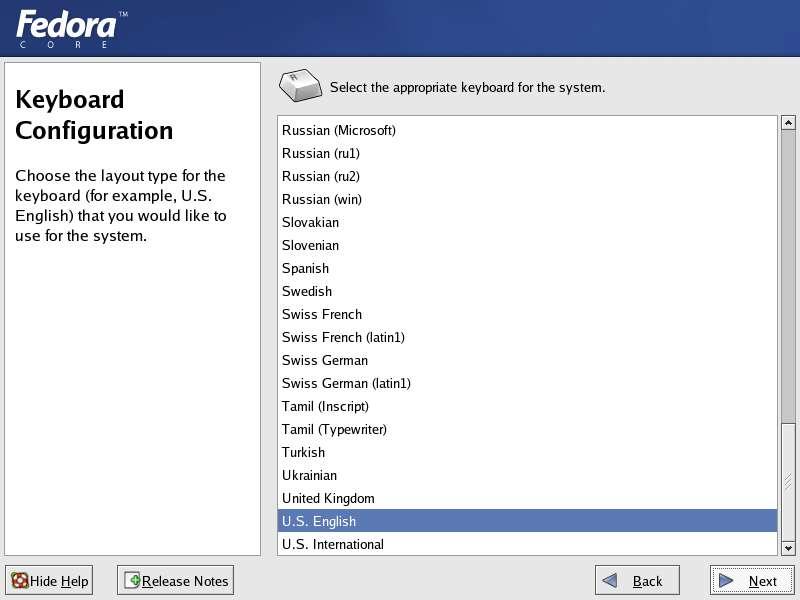 Now, you are given an option to select the language that the installer should use.