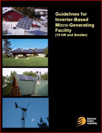 GENERAL: This bulletin highlights some of the most commonly referenced technical codes, publications and standards when reviewing a connection to under the Feed-in Tariff (FIT) Program, including