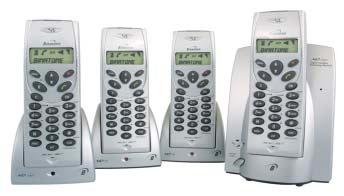 Triple Quad Telephone Caller display* facility of up to 30 numbers and call waiting (type 2 caller display) Full two-way handsfree speakerphone Up to 9 hours