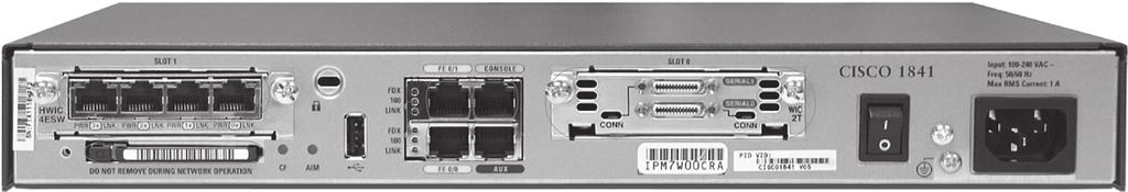 6 Routing Protocols and Concepts, CCNA Exploration Labs and Study Guide connected directly to a router s Ethernet interface, a crossover cable is used.