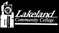 In addition, there is an option to use the signature logo - the wordmark of Lakeland Community College - without the clocktower glyph (see page ).