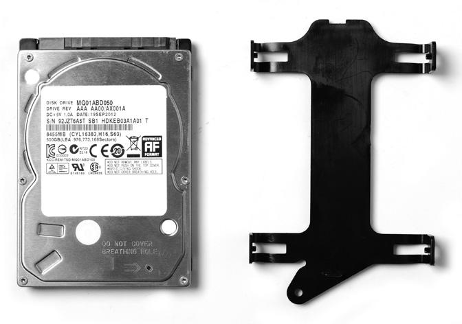 Installing a hard disk drive 1. Locate the 2.