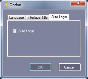 Auto Login : Select Auto Login, In Login windows,