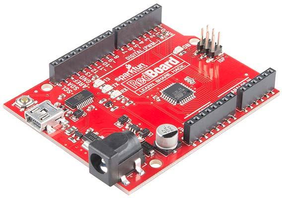Page 1 of 11 RedBoard Hookup Guide CONTRIBUTORS: JIMB0 Introduction The Redboard is an Arduino-compatible development platform that enables quick-and-easy project prototyping.