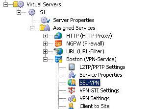 Configure RSA SecurID on a SSL VPN Service 1. From the Config Tree, select Virtual Servers > S1 > Assigned Services > your created (VPN- Service) > SSL-VPN. 2.