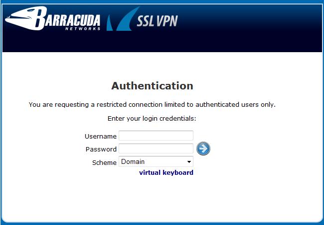 RSA SecurID Login Screens SSL VPN Screens