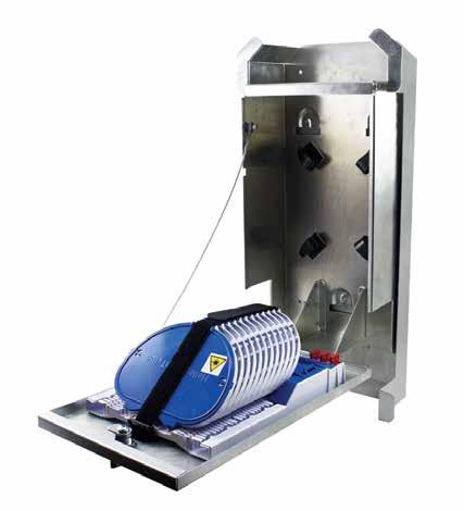 A dual compartment enclosure with separate lockable carrier and landlord sides designed for use in MDU s and a single twist lock enclosure designed for use in locked street cabinets.