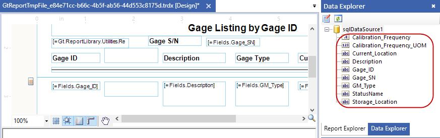 Adding a Field If you need to add a field to a report, you will first need to realign the existing fields of the report to make space for your new field by selecting each field and moving it either