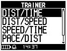 Dist / Time Dist / Speed Speed / Time Pace / Dist Yourself You may select either one to race with you.