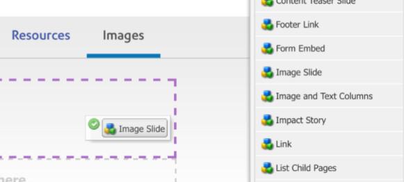 Slide component and
