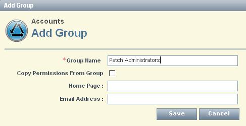 Add a Group and call it Patch