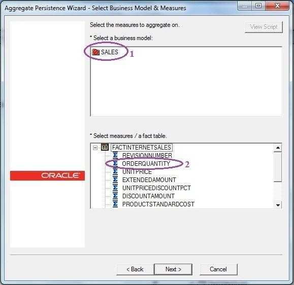 4. Now Select appropriate path where you need to generate Aggregate Table SQL.