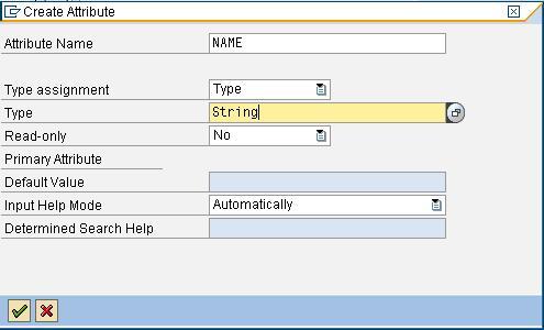 Create an attribute under the MAIN node. Right-click on MAIN, choose Create, and then Attribute.