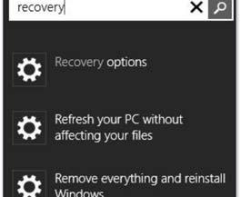 System Restore and Refreshing or Resetting your PC. The drive or media cannot be used to install Windows. It is very similar to Windows 7's System Repair Disc.