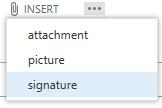 Creating a Signature An email signature contains text that is added to the end of an email message. 1. Click on the cogwheel at the top right of the page, and select Options. 2.