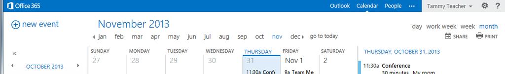Sharing Your Calendar You can invite other people to access your calendar. When you send an invitation to share your calendar, you choose how much information to share.