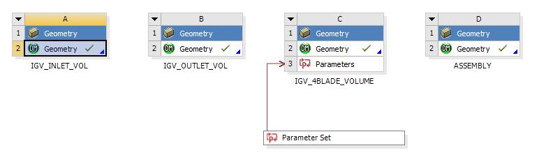 3 GEOMETRY 3.1 SOLVER AND ARRANGEMENT OF THE FILES Geometry dimensions were measured at the real IGV system and were implemented into the CAD model.