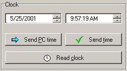 CPL Clock setup Buttons description: Send PC time : This option will save PC time into CPL memory. We ll synchronize PC and CPL.