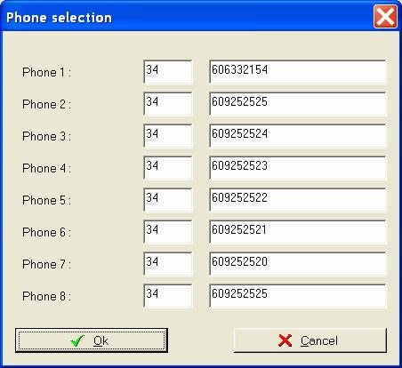 As we can see in this screen they will form the different parameters from alarms SMS.