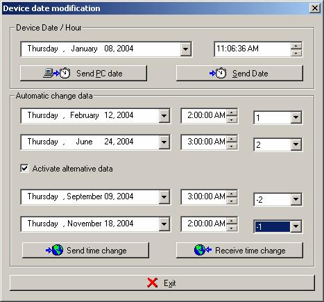 Change CVM-BDM-1M Date/Time You can