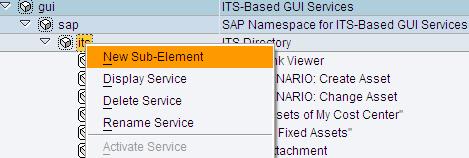 In the new dialog box give the name of the service.