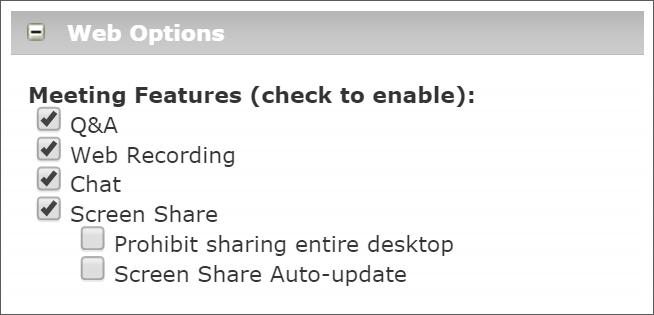 Managing Site Settings and Branding Disable Automatic Screen Share Updates By default, Screen Share automatically checks for updates.
