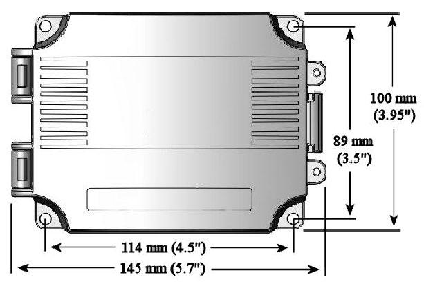 3. To access the mounting holes, CAREFULLY remove the circuit board from the base by gently pressing the enclosure base to unsnap the latch near the bottom edge and lifting the circuit board from the