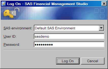 84 Appendix 1 Configuring the SAS Environment Files When you log on to the middle tier from Microsoft Word or Microsoft Excel, you are presented with a similar dialog box.