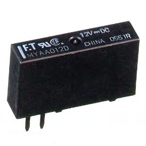 FTR-K1 SERIES POWER RELAY 1 POLE - 5A Slim Power Relay FTR-MY Series FEATURES Width 5mm, height 12mm (31% smaller than NY series) area 100 mm 2, super slim, low power, compact and light weight 2.5gr.