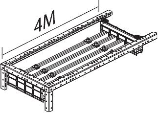 Sections are bolted together to form a single motor control center assembly. Sections connected or installed side by side have side panels providing either single wall or double wall thickness.